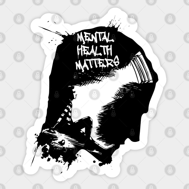 Mental Health Matters! Sticker by Mandra